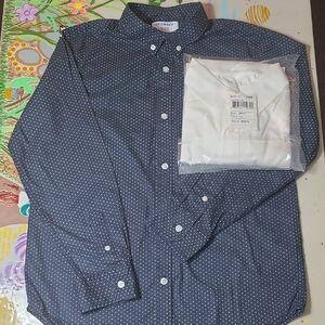 Old Navy Boy's Button Down And Polo Shirt Bundle Size XL